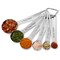 Last Confection Stainless Steel Measuring Spoons, Set of 6 for Dry Spices and Liquid Cooking & Baking Ingredients